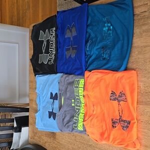 Lot of Boys long sleeve under armour tshirts